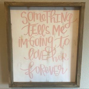 Framed wall art 14x16